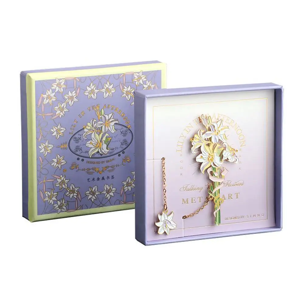 

Металлическая закладка-тюльпан