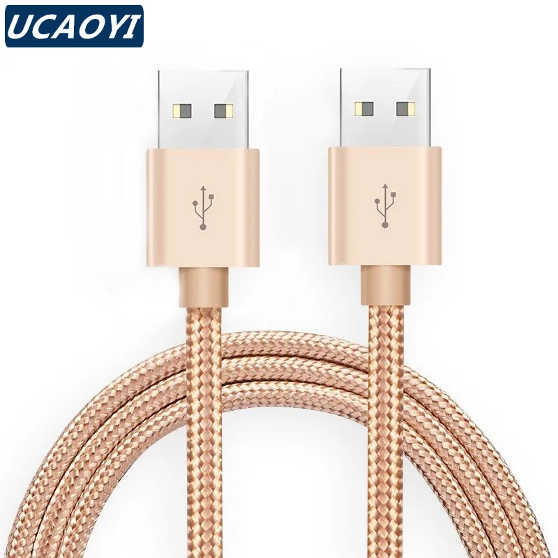 

UCAOYI Weave USB to USB Extension Cable Type A Male to Male USB Extender for Radiator Hard Disk Webcom Camera USB Cable Extens