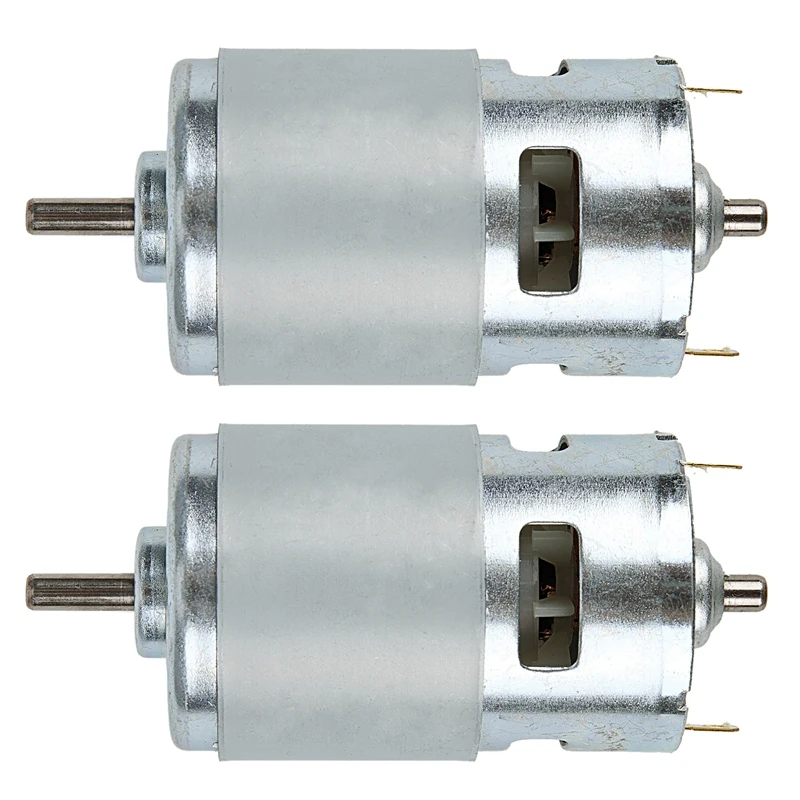 

Promotion! 2X DC 12V 150W 13000-15000Rpm 775 Motor High Speed Large Torque DC Motor Electric Tool Electric Machinery