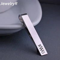 jewelryr custom name brooch pin personality stainless steel letter logo cuff links men dad husband jewelry for groomsmen gift