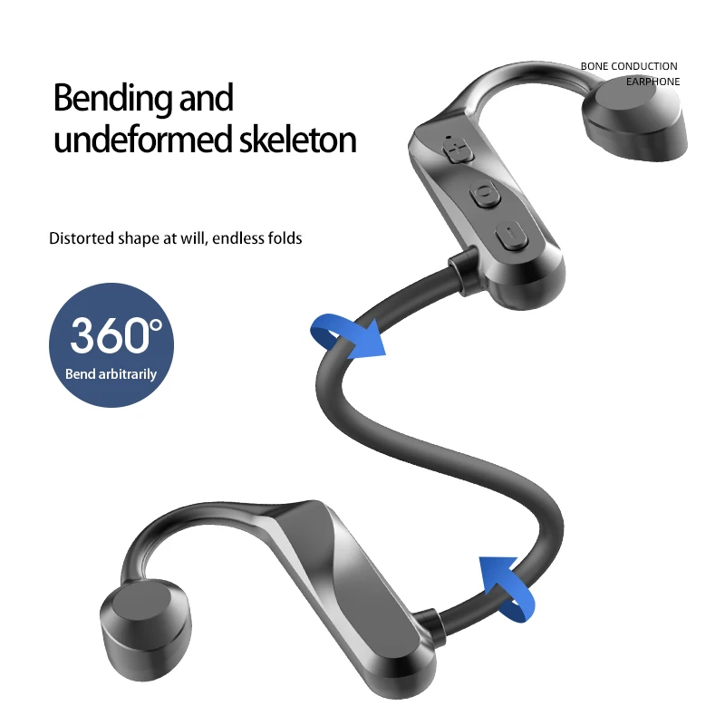 

TWS K69 Bone Conduction Headphones Wireless Sports Earphone Fone Bluetooth Headset Handsfree With mic For Running Gaming Headset