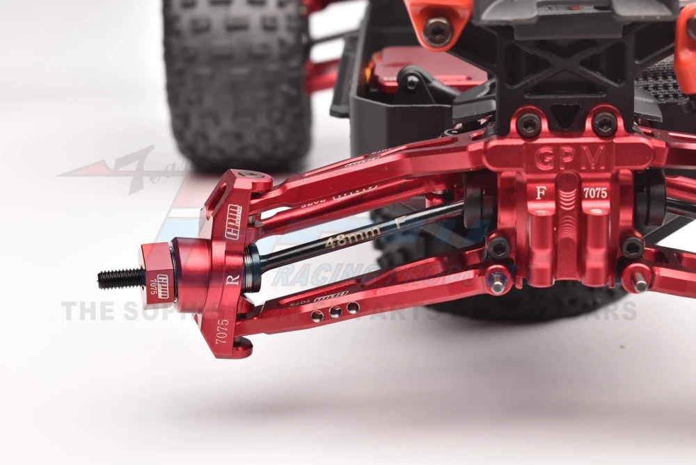 Стальной приводной вал и адаптеры подходят для Arrma Granite Grom Mega 380 матовый 4X4 Monster Truck