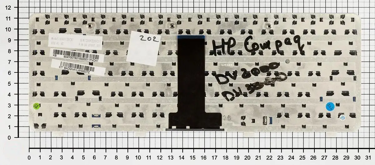 Клавиатура для Compaq Presario V3679TU серебристая