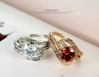 anglang luxury women engagement rings aaaaa red white cubic zirconia proposal rings for girlfriend fine anniversary gift