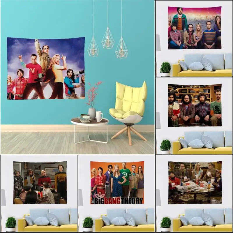 Гобелен Теория большого взрыва Художественная печать дешевый хиппи настенный