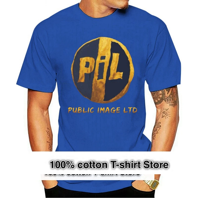 

Public Image Ltd PiL Men's Black 2021 t-shirt Side All Size