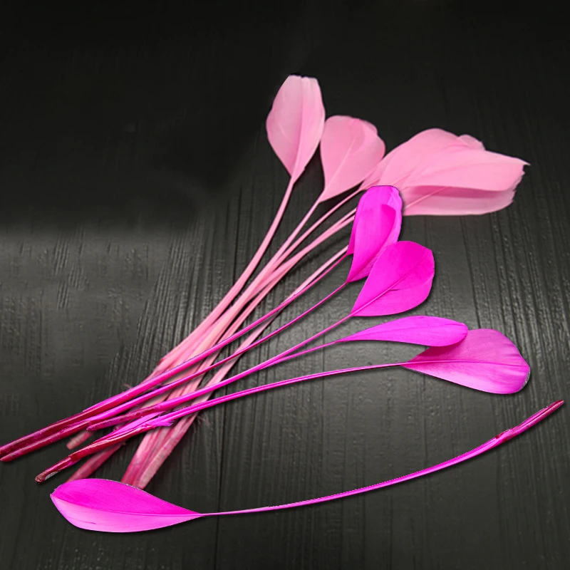 

Красочные гусиные перья, 25 шт., украшение для свадебной вечеринки, «сделай сам», ювелирные изделия, головной убор, аксессуары, материалы для ...