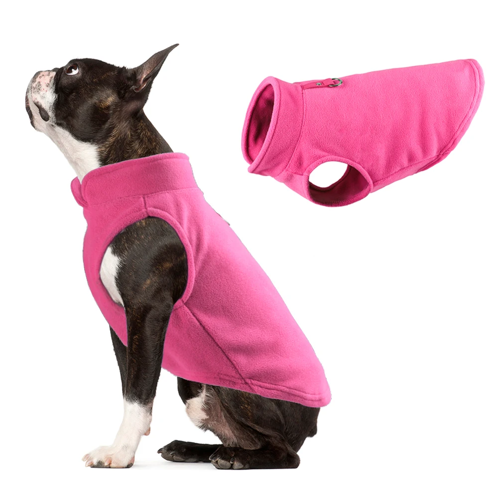 

Winter Soft Fleece Pet Dog Clothes Puppy Clothing French Bulldog Coat Pug Costumes Jacket For Small Dogs Chihuahua Vest Yorks