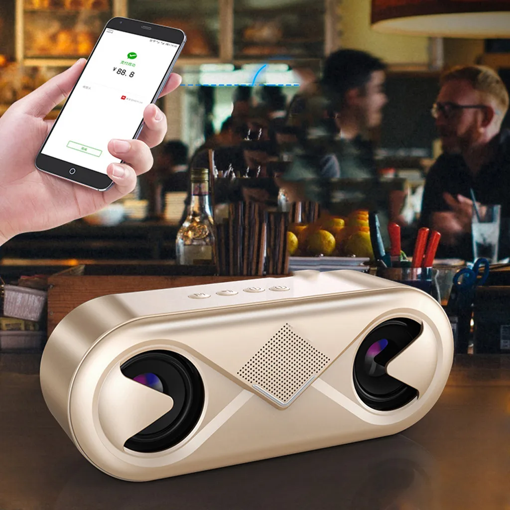 

Bluetooth-Колонка портативная с поддержкой TF-карты и USB-накопителя
