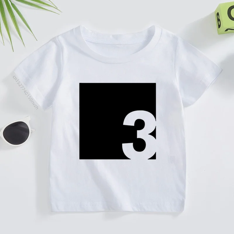 

First To Nine Birthday T Shirt 1st Bday Tee Children Birthday Celebration T-shirt Boys Girls Summer Short Sleeve Fashion Clothes