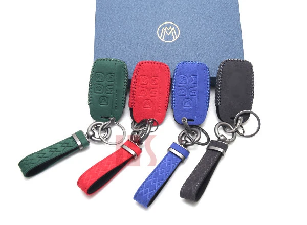 

Car Key Key Box Zipper Pocket Key Holder Remote Control Protector Cover for Land Rover 5-button