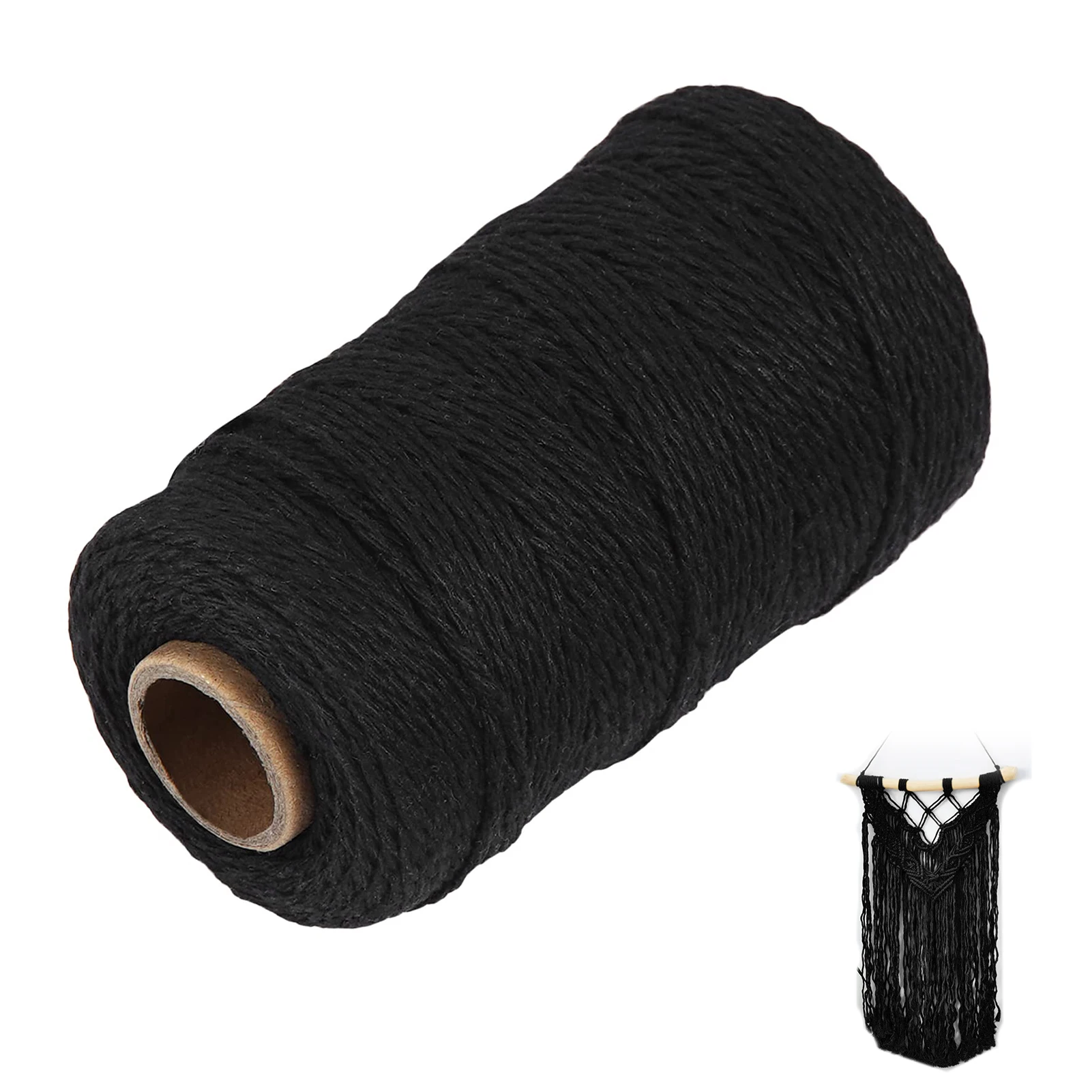 

3mm Macrame Cotton Cord Natural Cotton Rope Soft Cotton Cord DIY Sewing Handmade Wall Hangings Bohemia Wedding Party Home Decor