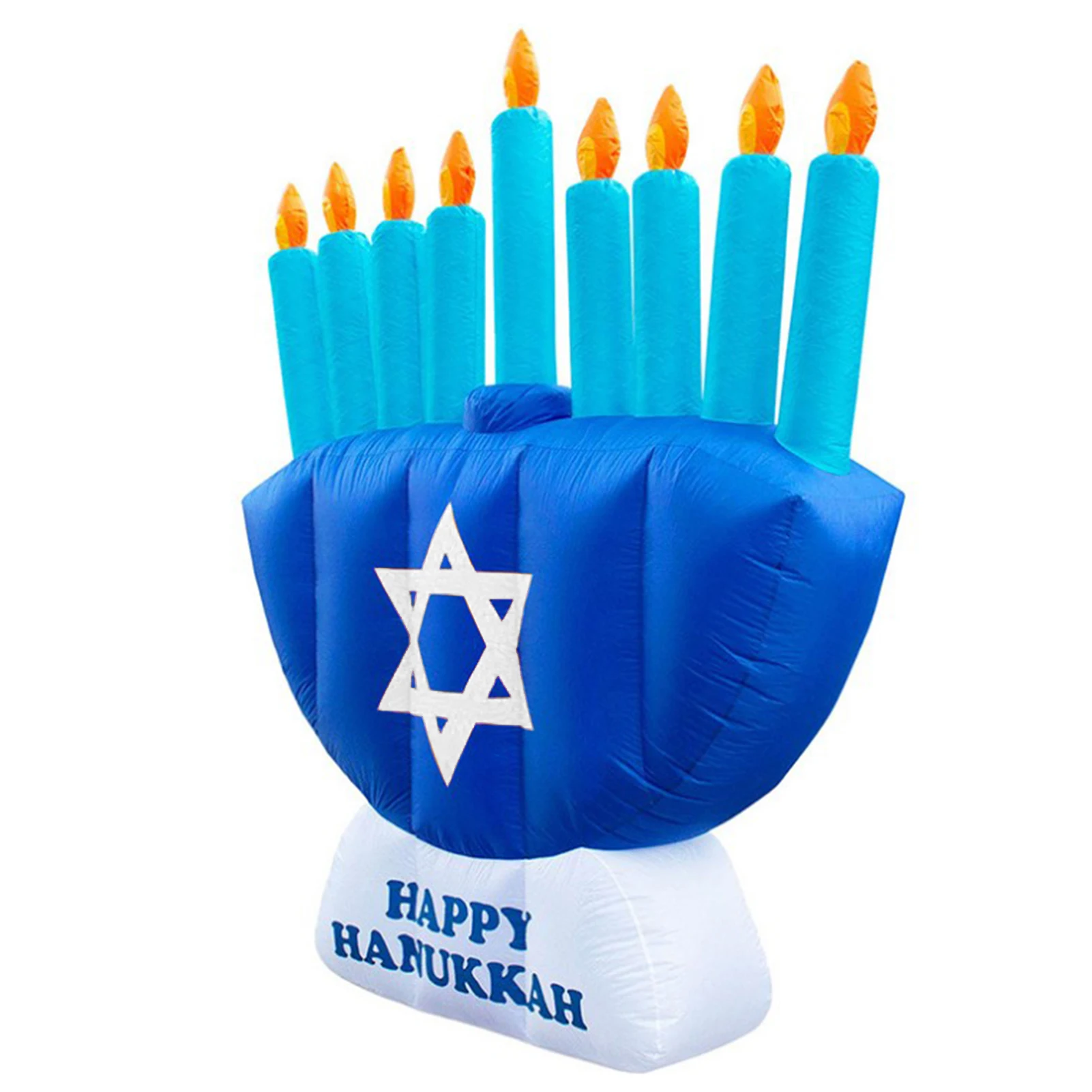 

Еврейский Menorah Hannukah свет с возможностью поворота hanukka Menorah ночсветильник счастливый Hannukah наружное украшение садовое украшение