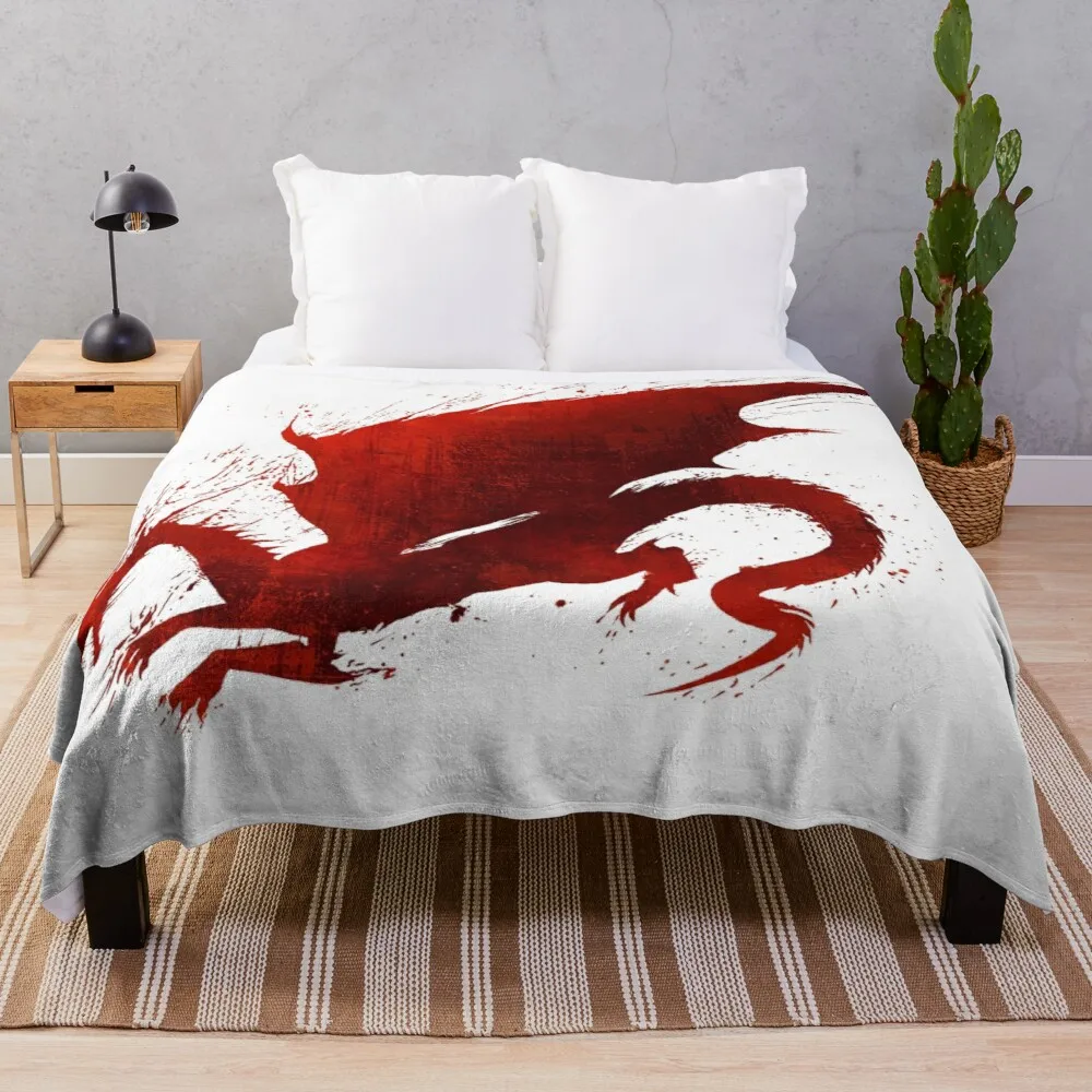 

Dragon Age Origins: Blood Dragon V1 Throw Blanket