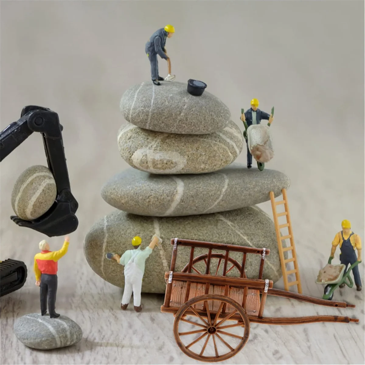 Модель тележки миниатюрная тележка феи фигурки миниатюрное колесо Детская тачка