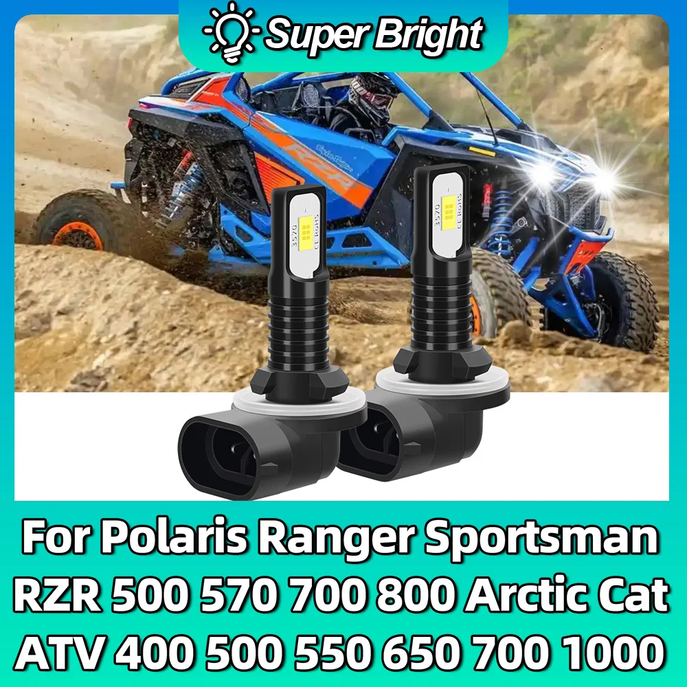 Фото Светодиодные фонари 894/881/896/862/886 противотуманные фары для Polaris Ranger Sportsman RZR 500 570 700 800 Arctic Cat ATV 400 500 550 650 №1
