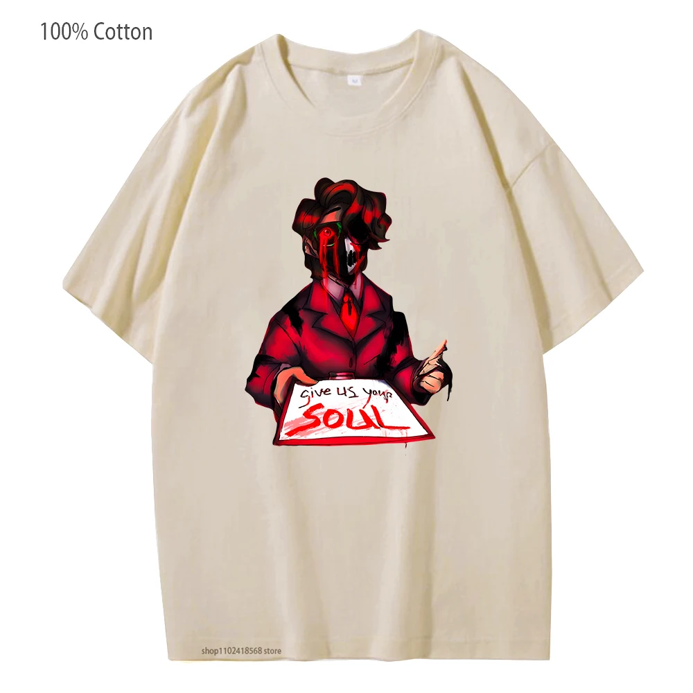 

Give Me Your Soul Print Shirt Generation Loss T-Shirts Men Cartoon Anime Tshirt 100% Cotton Soft Tees Women Clothing Unisex Tops