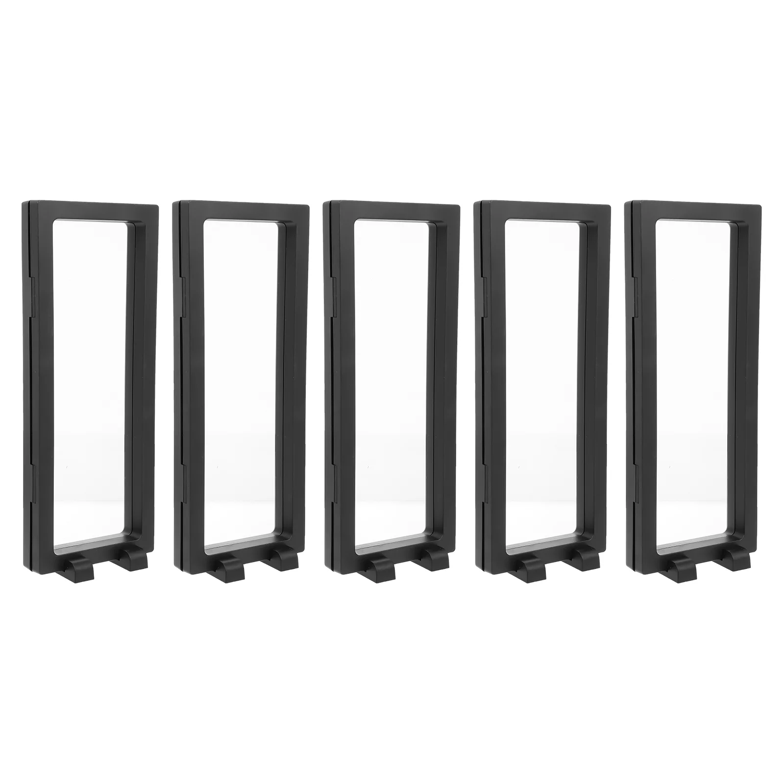 Display Case Floating Framejewelry Box Storage Rack Displaying Ring 3D Holder Organizer Suspension Transparent Watchbases Stand