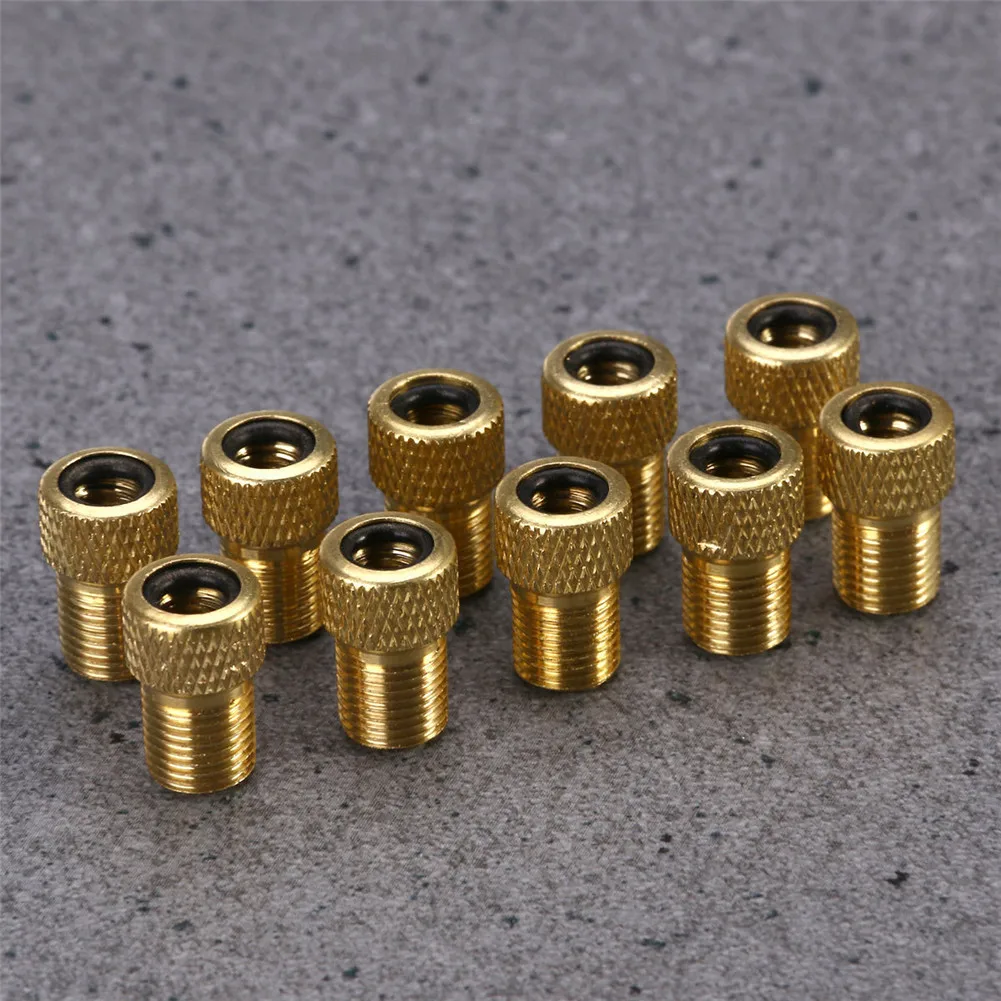 

10Pcs/set French valve to American valve Bike Bicycle Pump Tube Adapter Converter