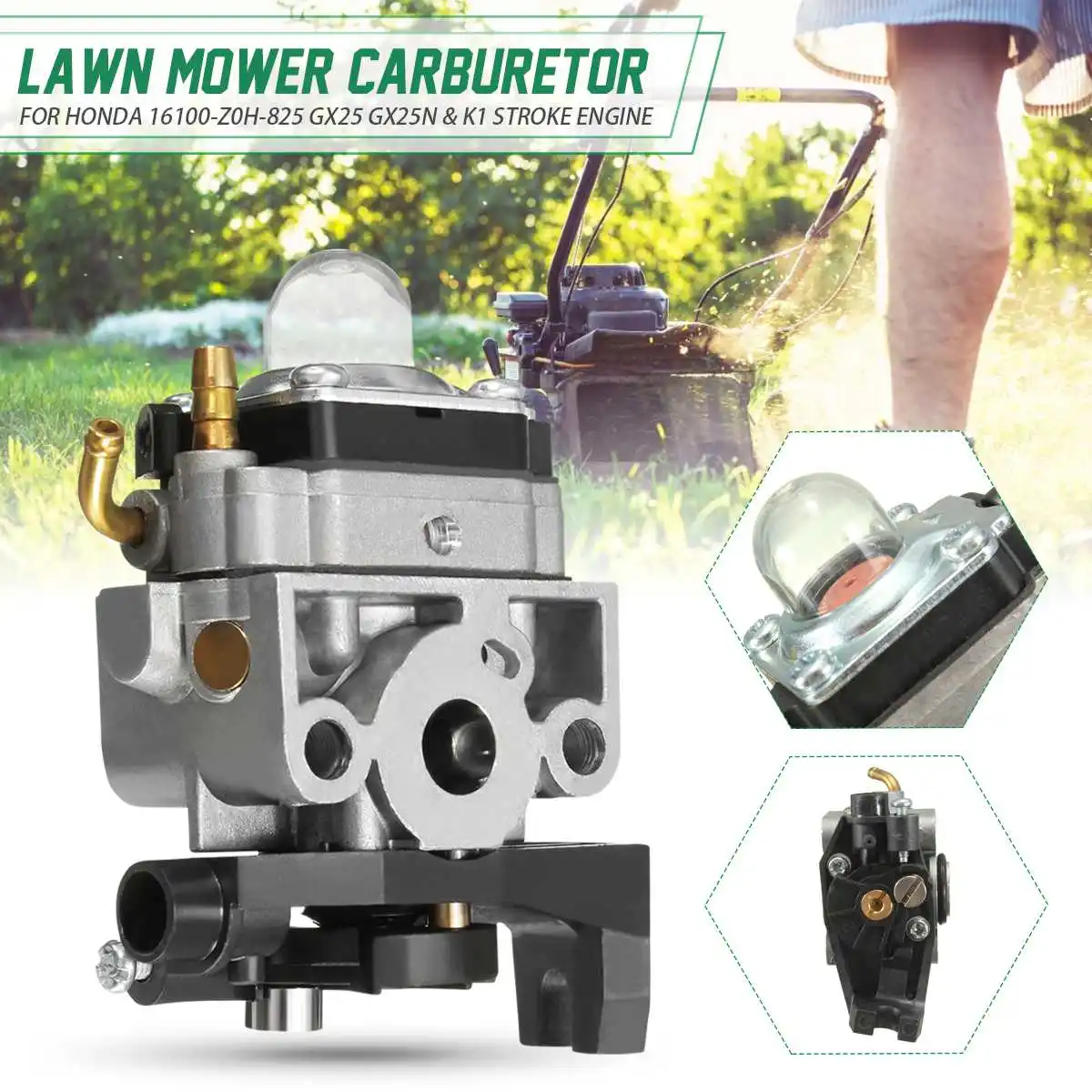 

4Pcs Lawn Mower Carburetor Carb Carburetor Carb Fit For Honda FG110 FG110K1 GX25 GX25N GX25NT HHT25S GX25