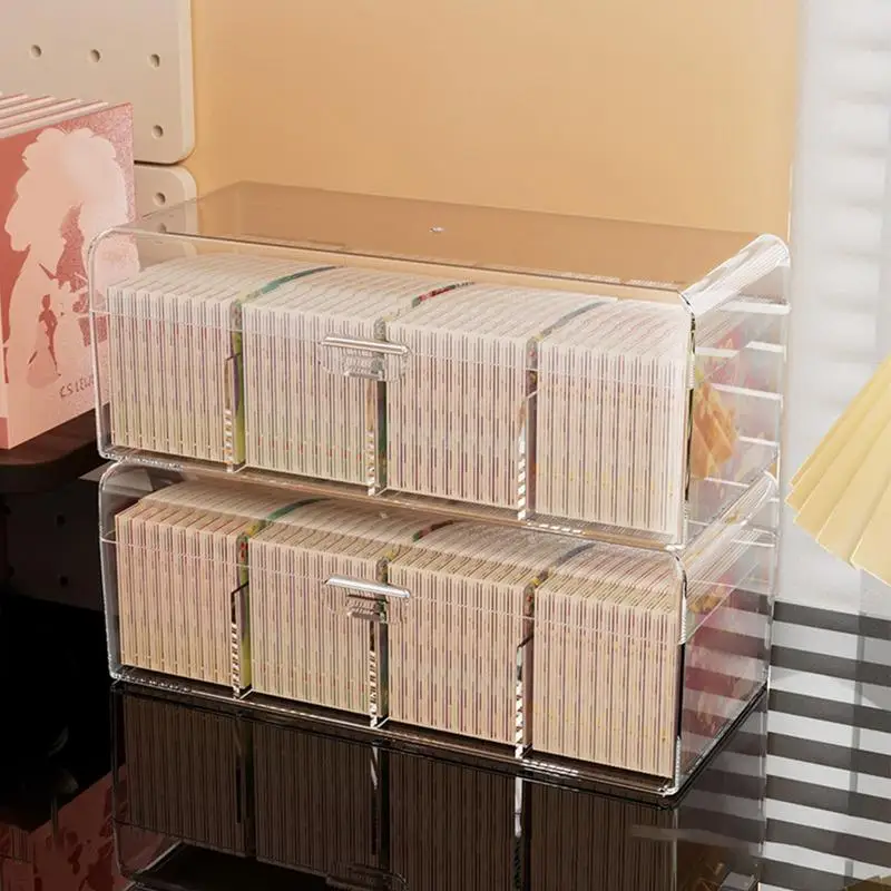 Прозрачный чехол для игральных карт органайзер хранения держатель колоды