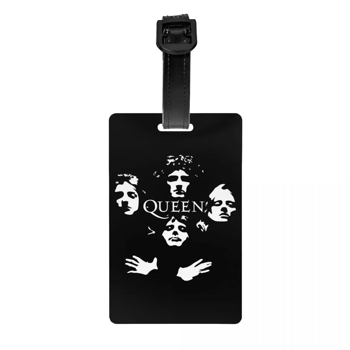 

Freddie Mercury Queen Band Luggage Tag Custom Baggage Tags Privacy Cover Name ID Card