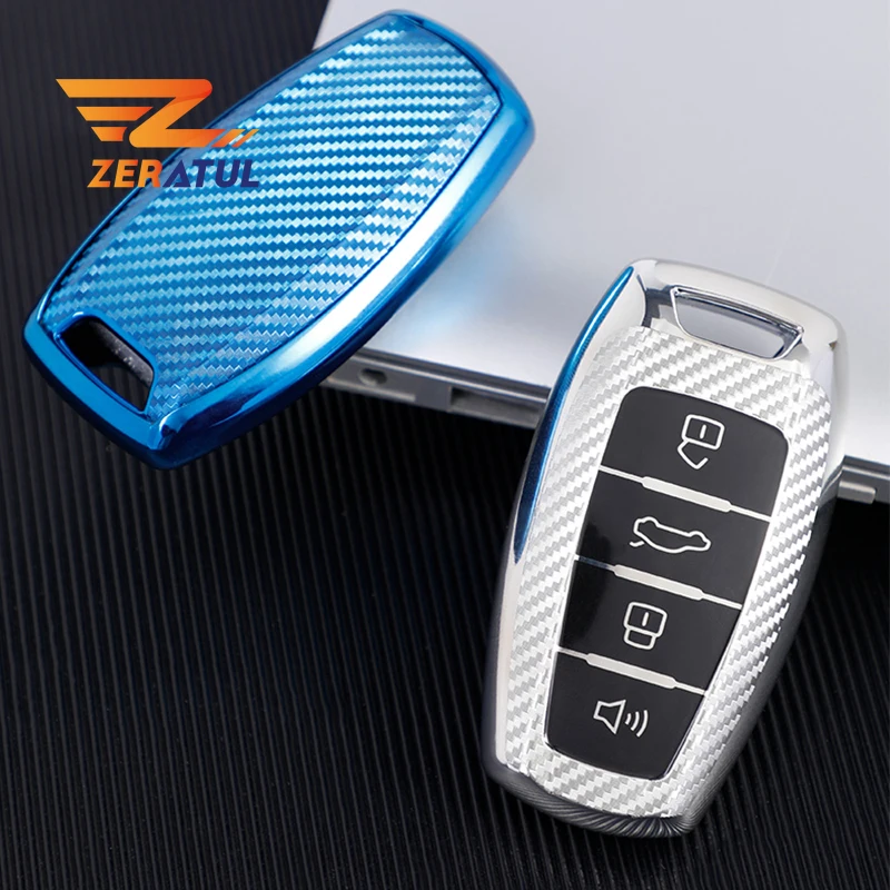 

Car Smart Key Case Cover Bag Shell Holder Protector Keychain For Great Wall Haval / Hover H6 H7 H4 H9 F5 F7 H2S Accessories