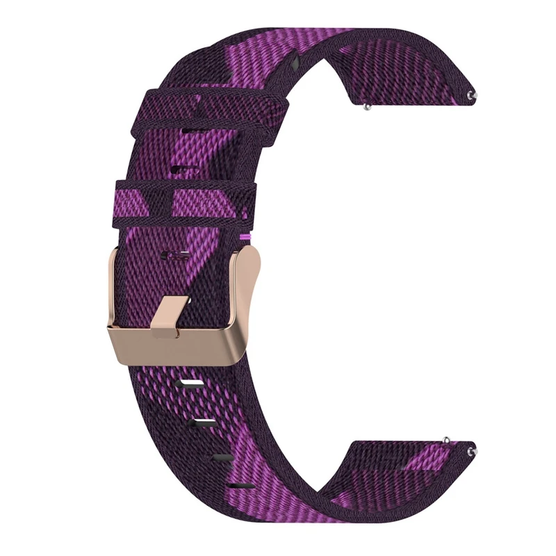 Ремешок брезентовый нейлоновый 22 мм для Fossil Gen 5 Carlyle HR Julianna ремешок Galaxy Watch 46