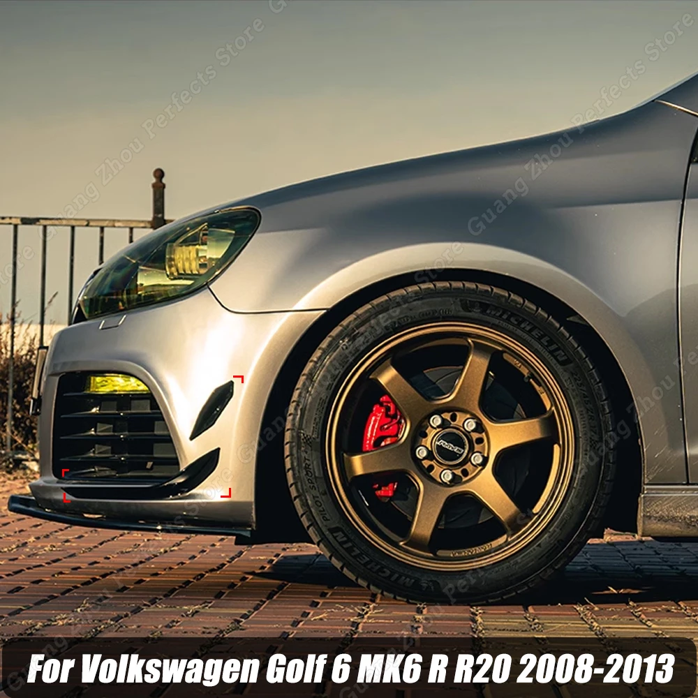 Передний бампер для Volkswagen Golf 6 MK6 R R20 2008-2013 боковой спойлер сплиттер