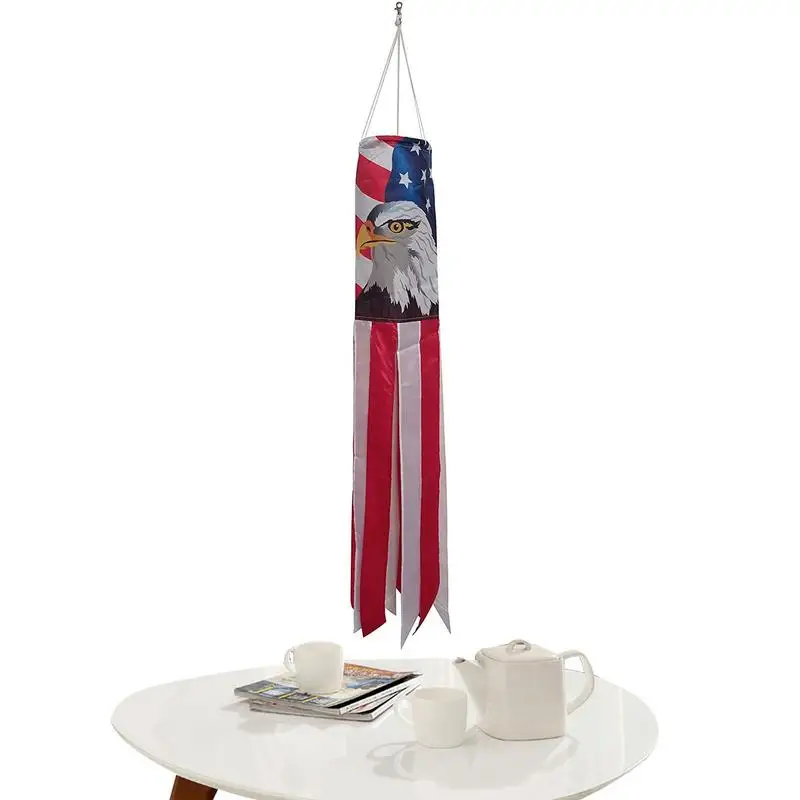 

Windsock Flag Stars And Stripes Windsock With Eagle Outdoor Hanging Decorations In Winter 5 Inch Indoor And Outdoor Use Durable