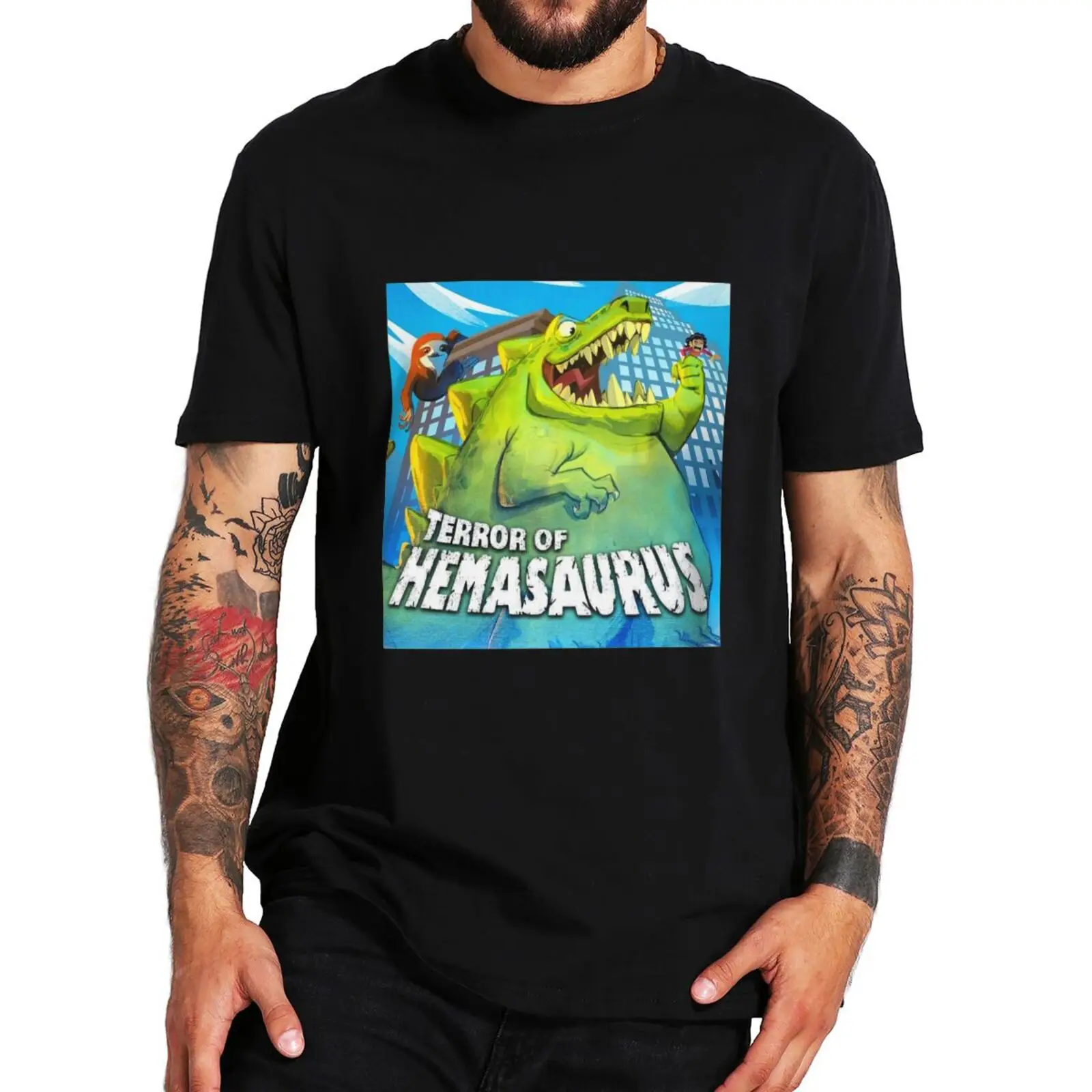 

Terror Of Hemasaurus T Shirt 2022 Role-play Video Game Lovers Vintage Tee Tops EU Size Soft Unisex Cotton Casual T-shirt