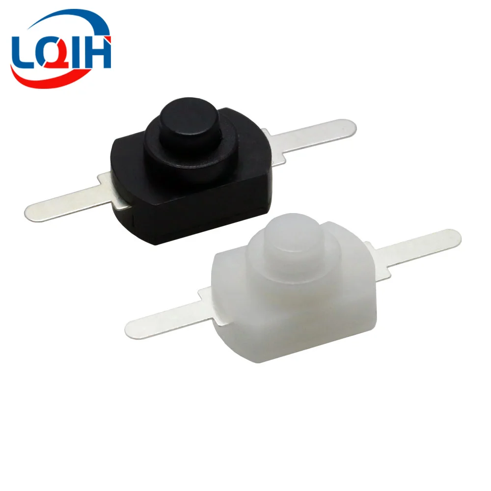 

10PCS 12*8MM DC 30V 1A On Off Mini Push Button Switch for Electric Torch 1208YD Self Locking