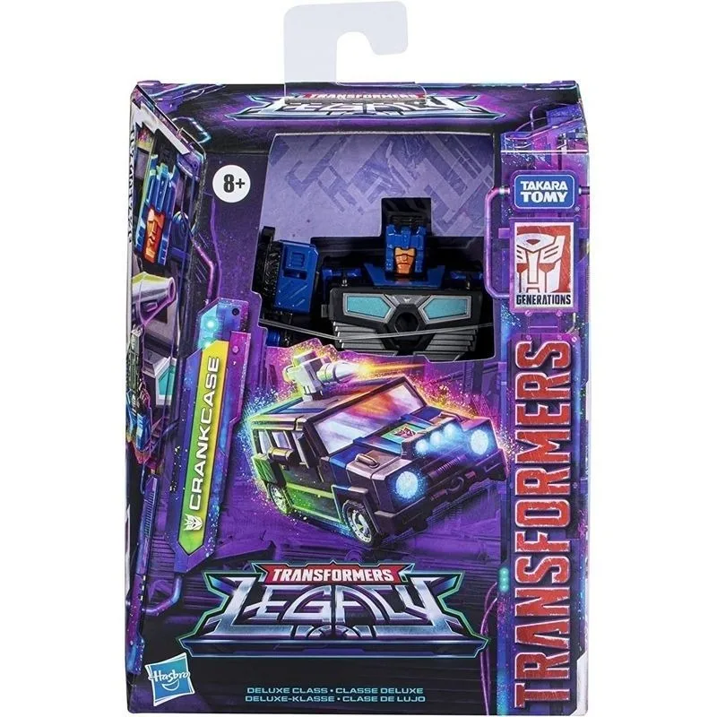 Фото В наличии: Коллекционная фигурка робота Hasbro Transformers Classic Legacy Deluxe Class Crankcase, подарки для коллекционеров, предметы декора для хобби. №3