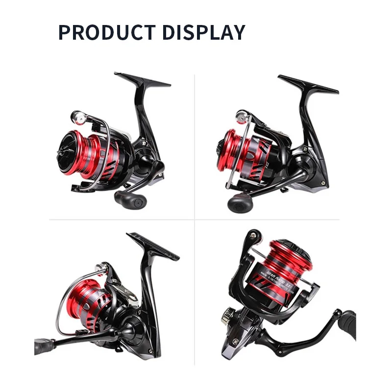 Mavllos 2021 UL Spinning Fishing Reel 2000 3000 Shallow Metal Spool 5.2:1 Max Drag 8KG Freshwater Low Profile Spinning Reel Coil