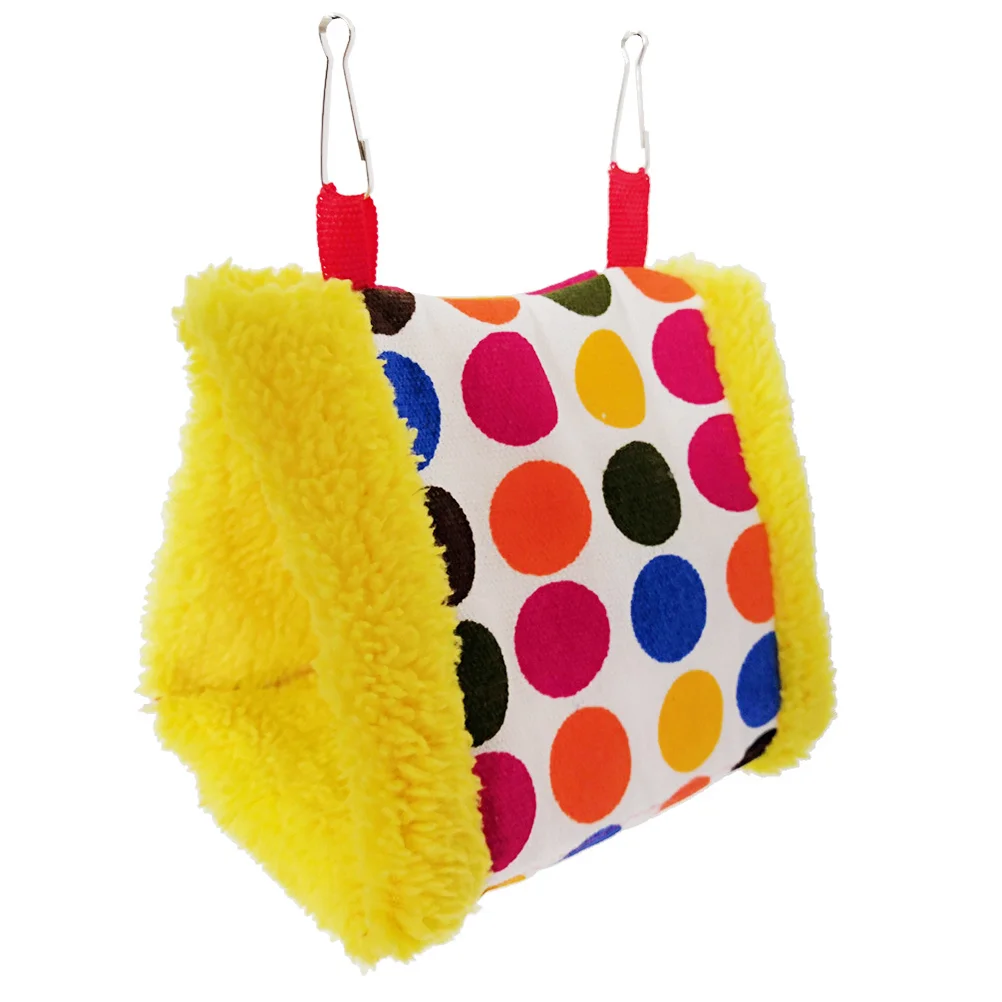 

1 PC Hanging Dot Pattern Triangle Warm Birds Hammock Sleeping Bed for Home