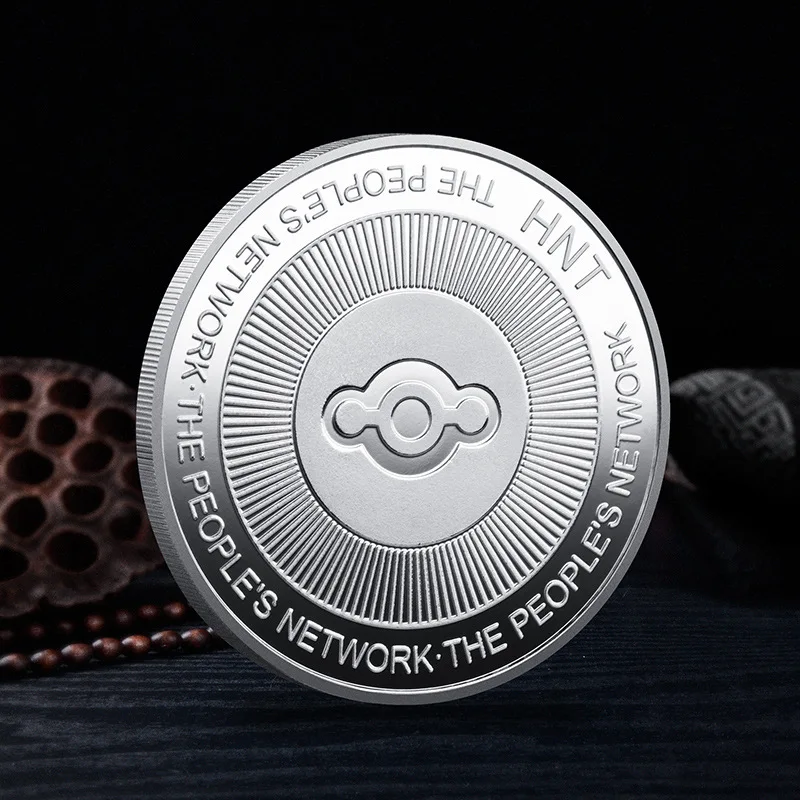 The People Network HNT криптовалюта физическая коллекция позолоченная памятная монета |