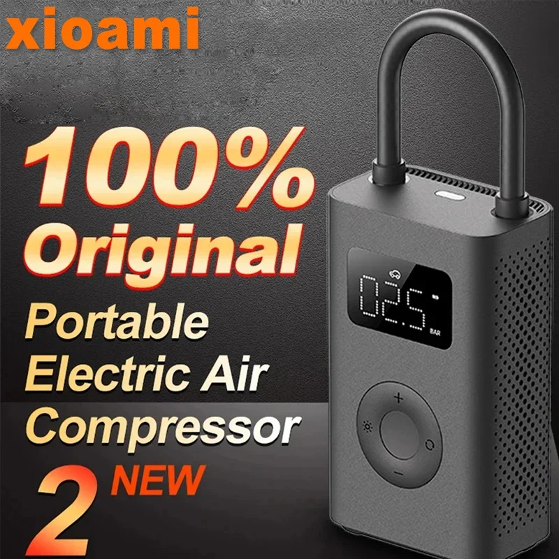 Электрический воздушный компрессор для Xiaomi Air Pump 2 светодиодный