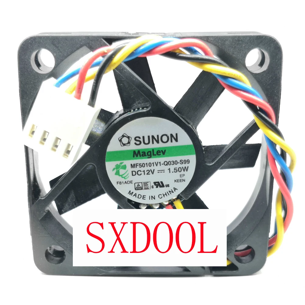 Новый Sunon MF50101V1-Q030-S99 5010 50 мм 5 см DC 12 В 1,50 Вт 4 провода PWM сервер Cpu кулер радиатор охлаждающий вентилятор