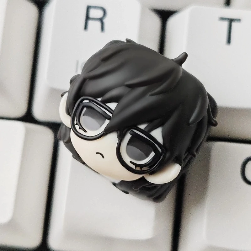 Фото Кейкап из смолы Ren Amamiya Makoto Yuki Persona 5 Persona 3, кастомный, для механической клавиатуры, клавиша ESC, аниме-стиль, в наличии, подарок №4