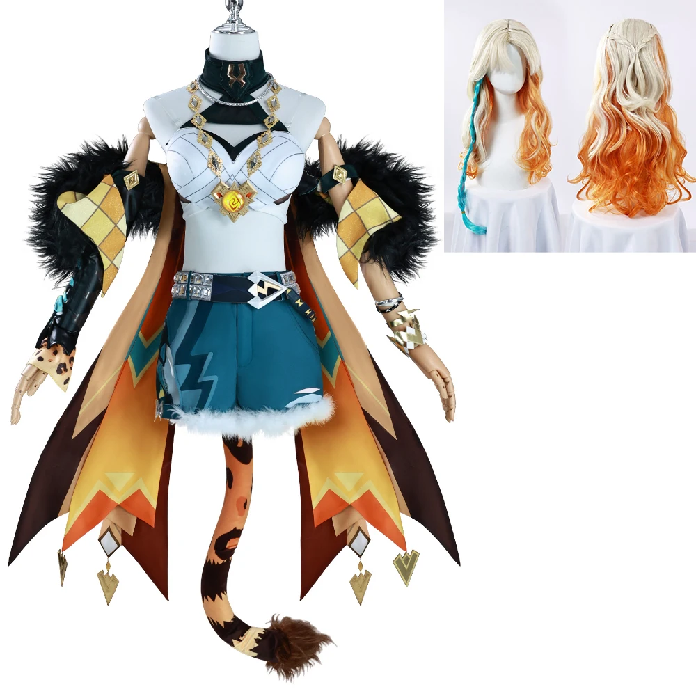 Анимационная игра Genshin Impact Xilonen карнавальный костюм для женщин и девочек униформа