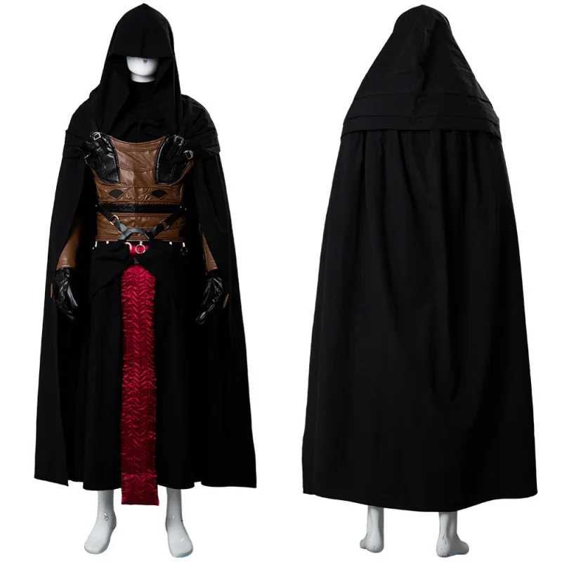 Star Cosplay Wars Darth Revan Cosplay Costume Adult Uniform Outfit Halloween Carnival Costume