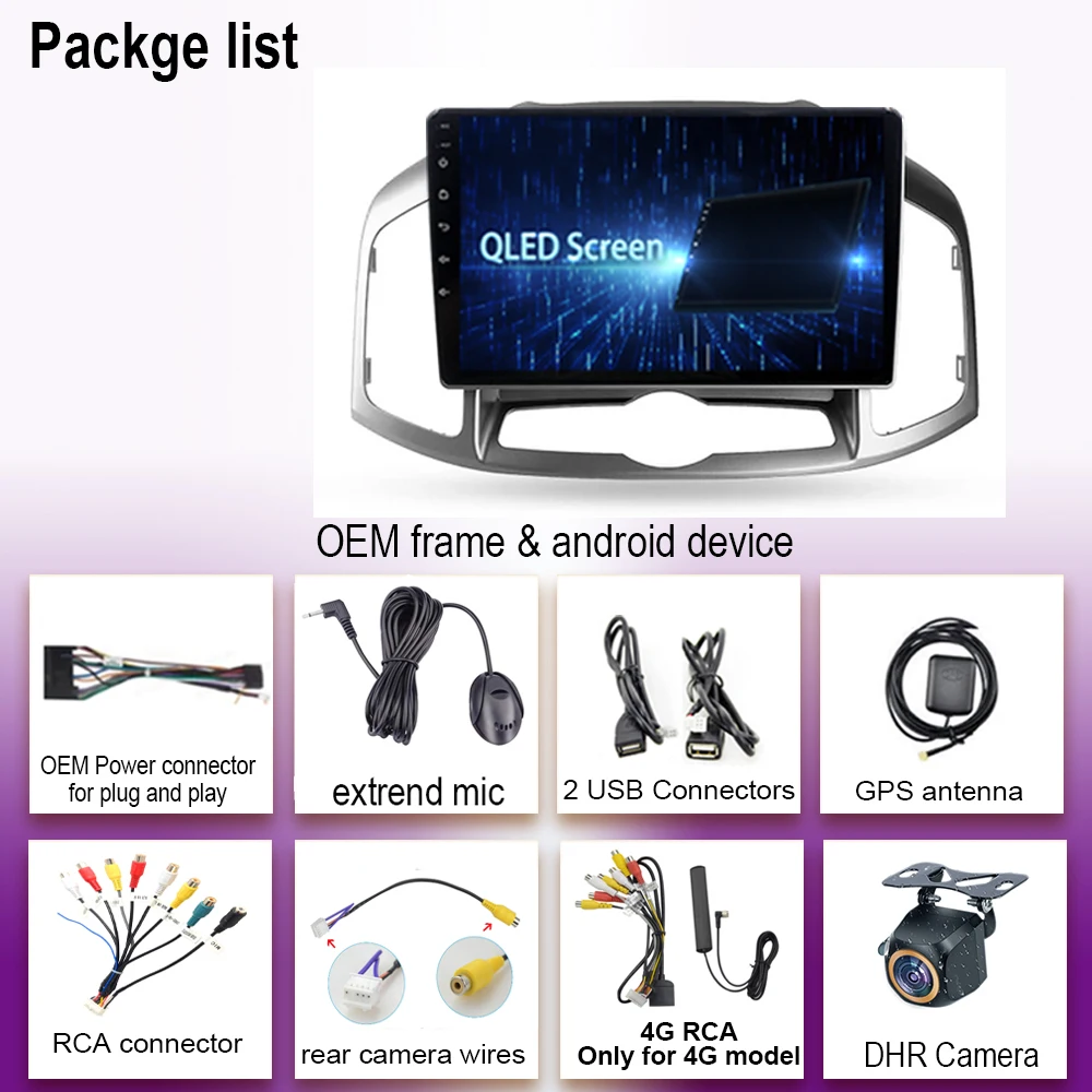 Android 14 для Chevrolet Captiva 1 2011-2016 Carplay Радио Стерео Мультимедийный DVD Экран 2DIN