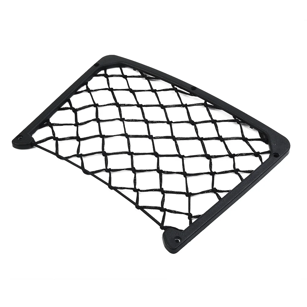 

2Pc Car Net Bag With Screws 320mm X 210mm Auto RV Marine Bus Seat Side Plastic Frame With Stretchable Mesh Net