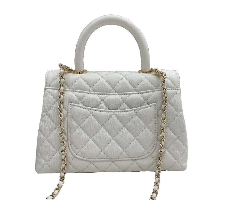 

New high quality Lady Messenger Bag Fashion Retro Caviar Leather Handbag Lady Shoulder Bag