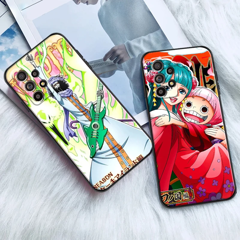 

One Piece For Samsung M11 M12 Phone Case Silicone Cover Carcasa Soft Liquid Silicon Back