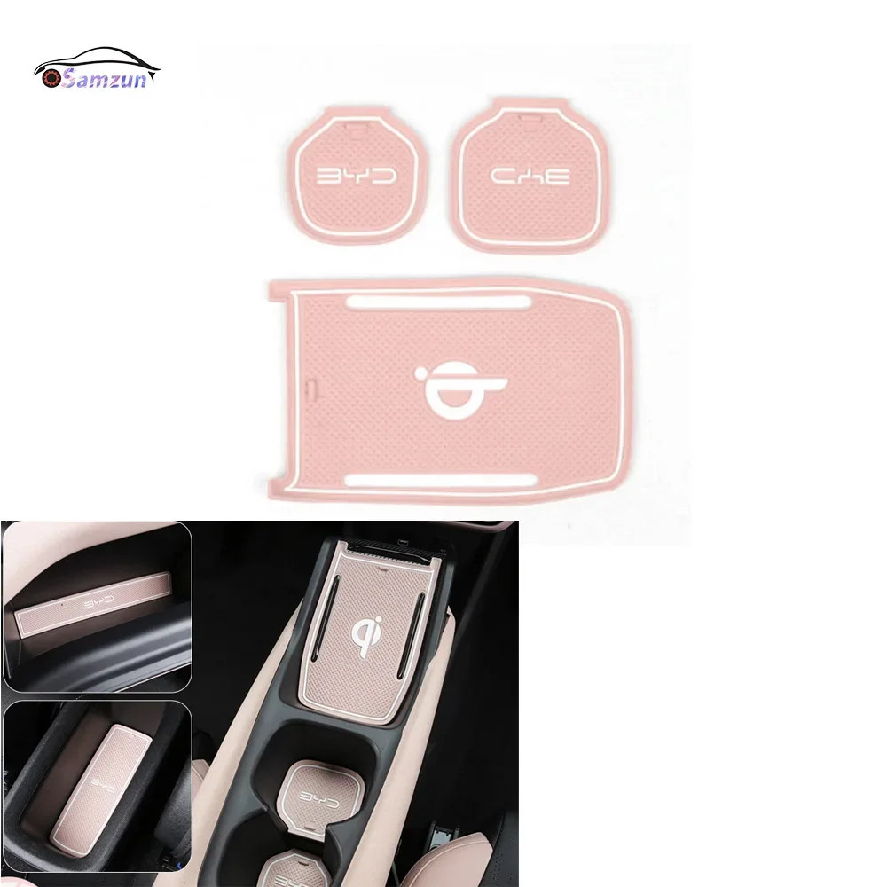 Автомобильные аксессуары для BYD Dolphin мягкий материал клея коврик чашки с водой