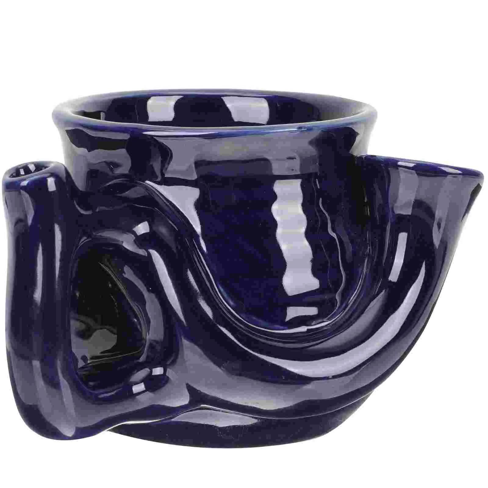 

Creative Ceramic Porcelain Office Personalized 3D Pipe Mug Tea Cup Pipe Shaped Mug