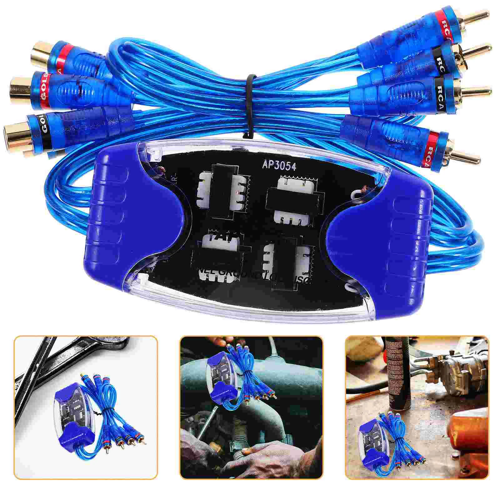 Сетчатый автомобильный аудиофильтр изолятор контура заземления для шумовой