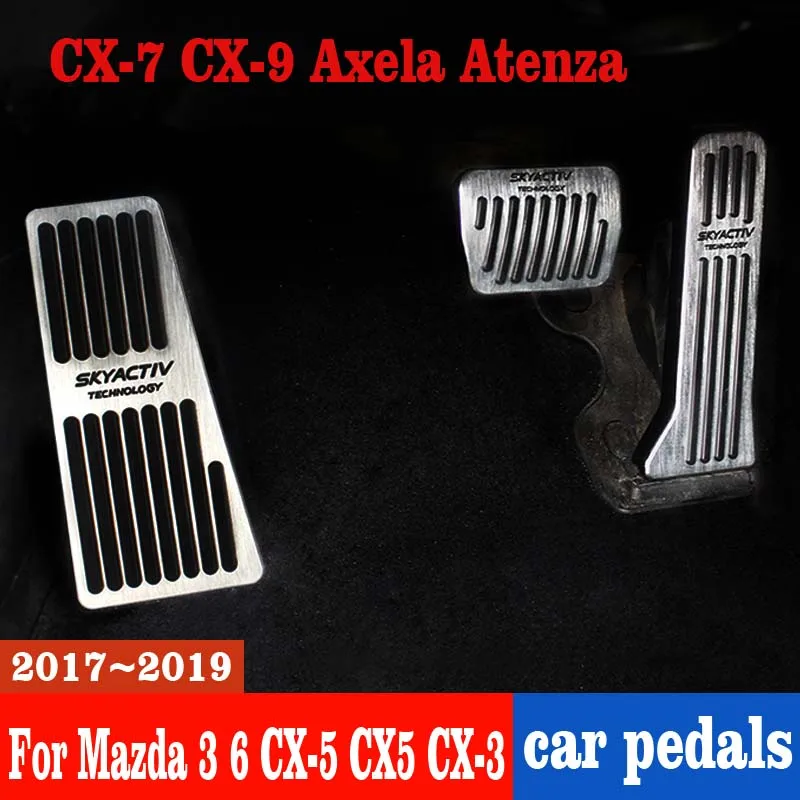 Автомобильная накладка на педаль тормоза Педали топлива для Mazda 3 6 BM GJ CX3 CX-5 CX5 CX 5 KE