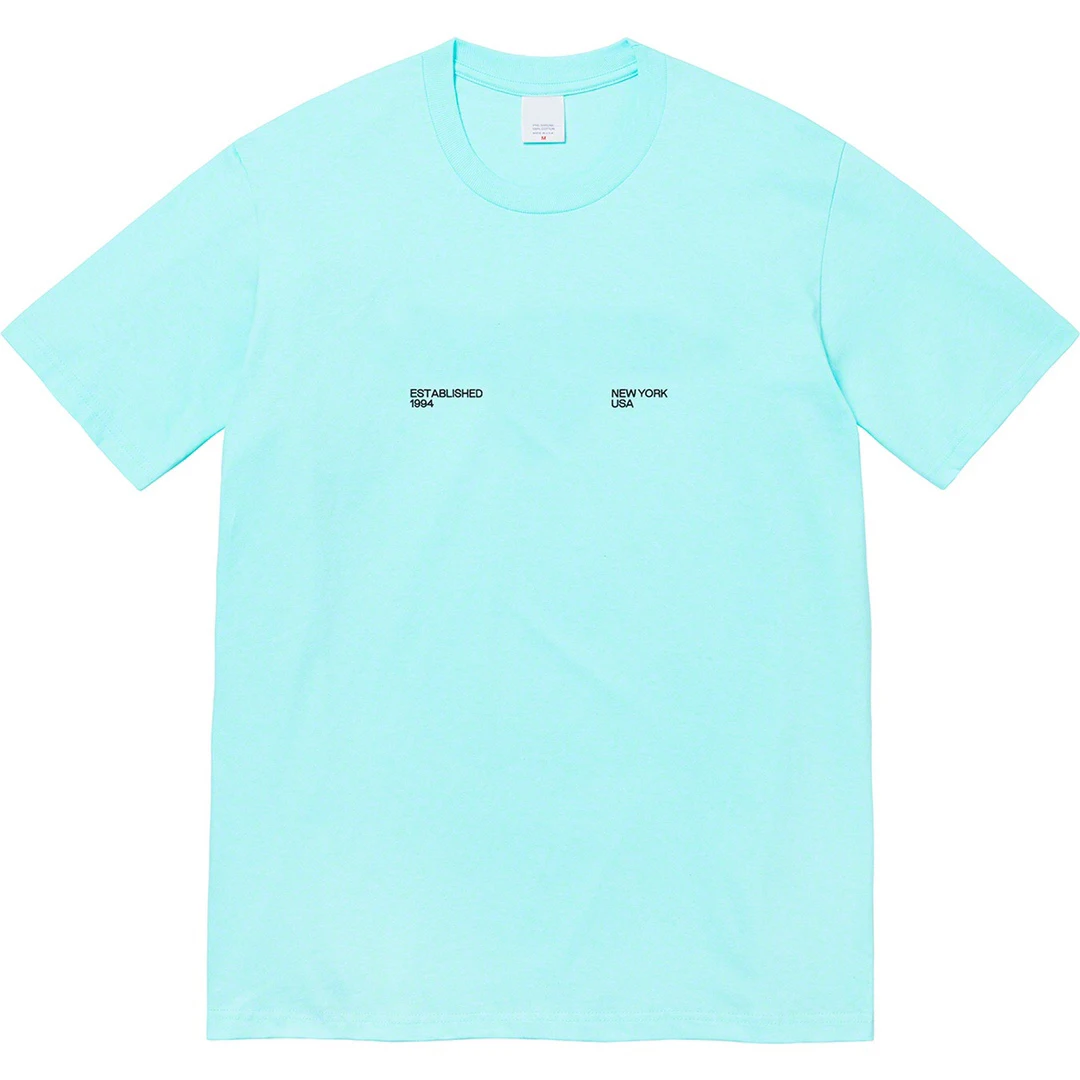 

High Qulity 21FW Est. 1994 Tee Men Women HipHop Streetwear Bogo T shirt Cotton Short Sleeve T-Shirt